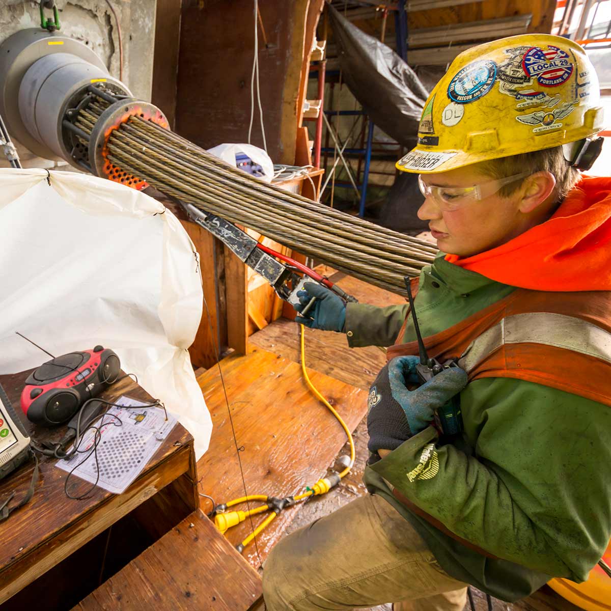 photo of a construction worker