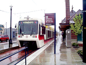 Photo of MAX at 3rd & Washington street in Hillsboro