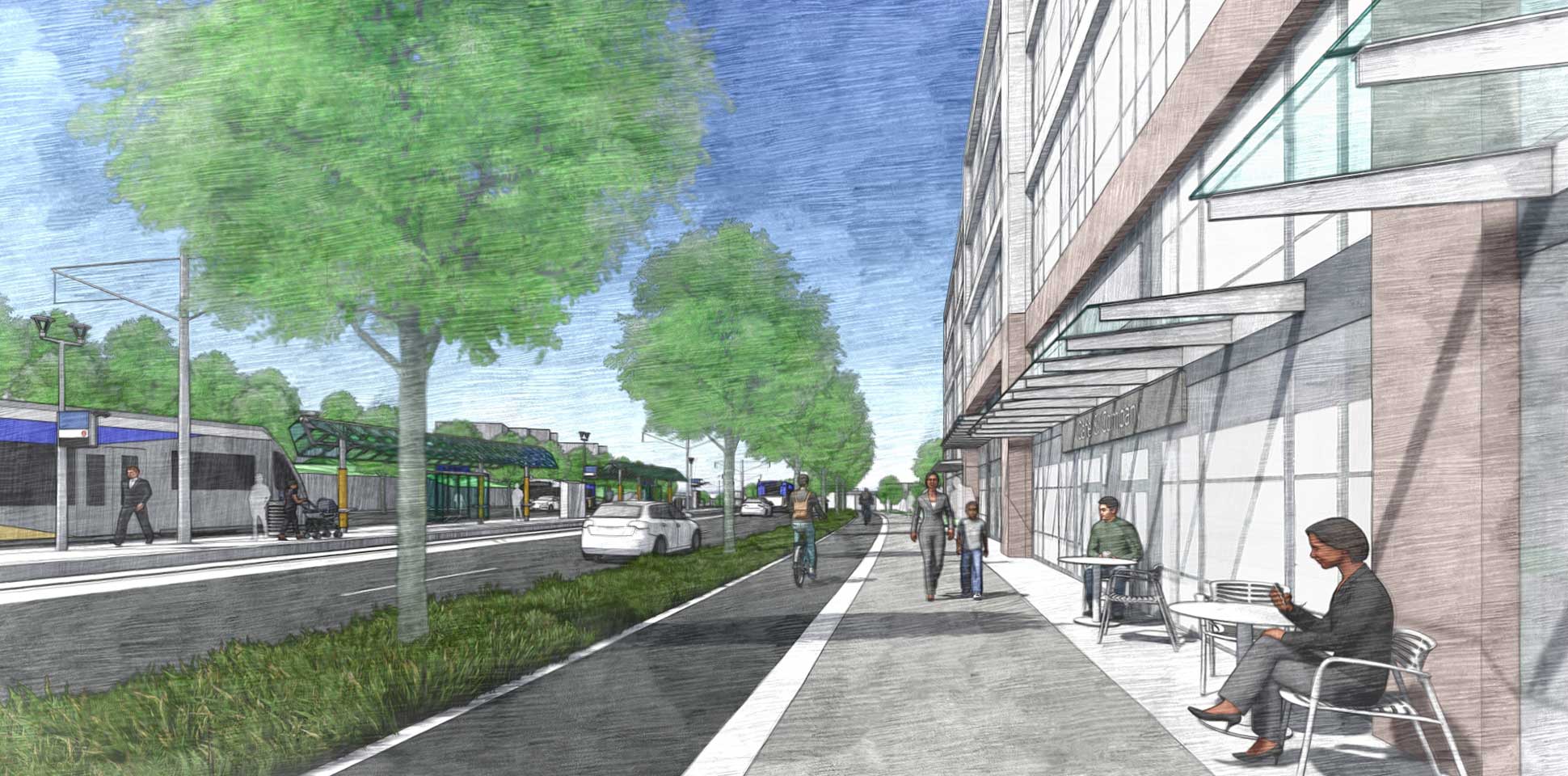 Hamilton Station cross section